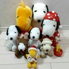 スヌーピー ぬいぐるみ 8体セット