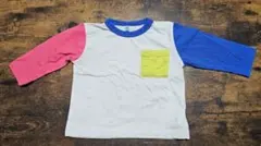 ●原色 長袖Tシャツ 80【リユース品】