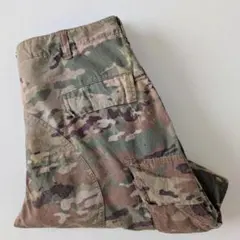 米軍実品 マルチカム迷彩/ミリタリーパンツ/古着/L-R/実寸W38L32