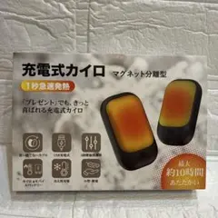 充電式カイロ 両面発熱 防寒グッズ 冷え対策 超軽量 2個セット 手持ち