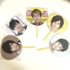 おまけ付き 新品未開封【嵐 二宮和也 ミニうちわ】5本セット
