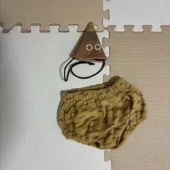 節分パンツ　鬼の被り物付き 60〜80サイズ