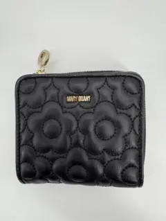 MARY QUANT マリークワント 二つ折り財布 花柄 エンボス