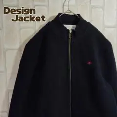 ブルックスブラザーズ　ウール　ジャケット　黒　　刺繍