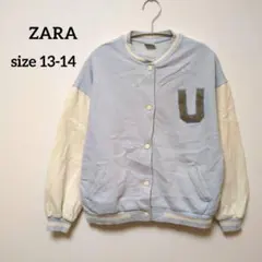ZARA 水色 ジャケット 【13-14サイズ】上着 アウター ザラ