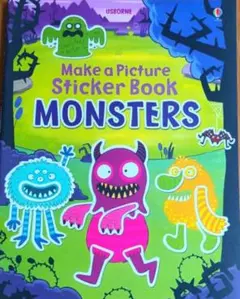 Usborne Sticker book Monsters シールブック