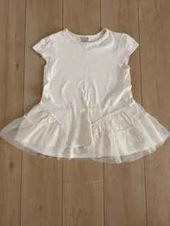 petit main チュール付きTシャツ 130cmのサムネイル