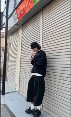 BEAMS ニット帽 ビーニー カーキのサムネイル