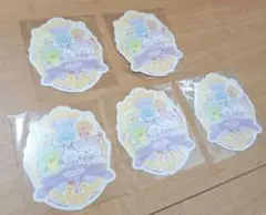 すみっコぐらし　ステッカー　シール　5枚セット　ビックシール　シール交換