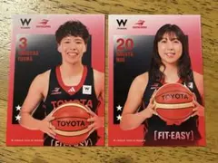Wリーグ トレーディングカード　小野寺佑奈選手　永田萌絵選手