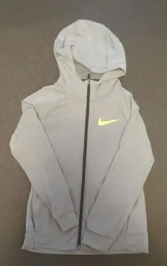 Nike DRI-FIT グレー パーカー　M　140 　ジッパー　ジャージ