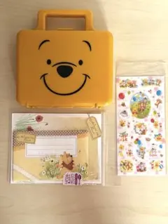 ディズニー クマのプーさん☆3点セット［プラバッグ・レターセット・シールセット］
