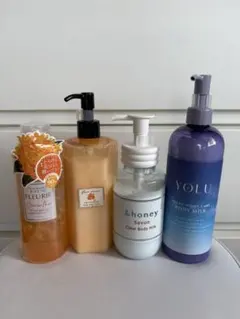 YOLU　アンドハニー他、ボディケア用品 4点セット まとめ売りのサムネイル