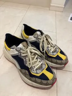 Gucci スニーカー ネイビー/イエロー