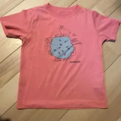mont-bell キッズ Tシャツ 110 ピンク 動物柄のサムネイル