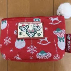 ディズニーシー　ダッフィー　クリスマスポーチ