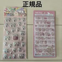 【正規品】ボンボンドロップシール&ぷくっとシール　キティちゃん