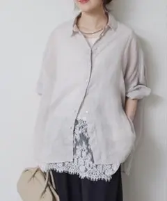 ソフトリネン リラックスジャケット 麻25010900957020 - メルカリ