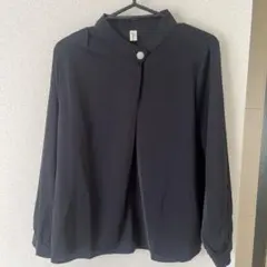 オフィスカジュアル ブラウス 黒