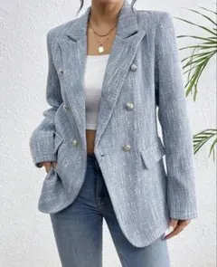 ツィード テーラードジャケット