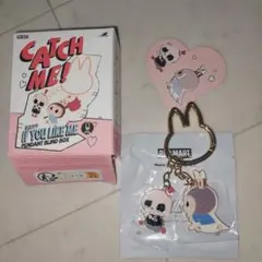 ラブブ　ポップマート　ぬいぐるみ　Catch Me ピンク　38cm バレンタイン限定 ラブブ ポップマート ぬいぐるみ Catch Me