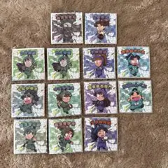 忍たま乱太郎マンチョコ まとめ売り13枚セット　おまけ食満シール