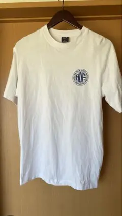 HAF ホワイト ロゴ入り Tシャツ