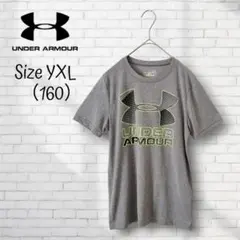 アンダーアーマー Tシャツ YXL (160) グレー 【古着】