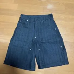 新品未使用 ギャングスタービル ハーフ デニムパンツ アイアンクロス