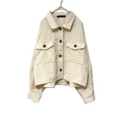 2932 【アズノゥアズ】 コーデュロイジャケット ドロップショルダーのサムネイル