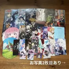 京まふ　配布物　ポストカード　チラシ　フライヤー　ステッカー　クリアファイル