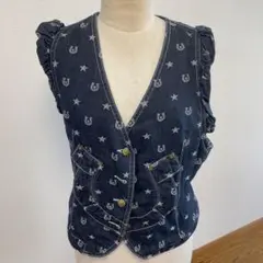 未使用　mercibeaucoup ベストデニム　サイズ1