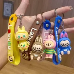 超可愛い　ラブブ　Labubuストラップ　キーホルダー　6個セット