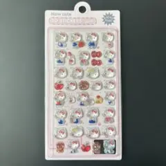 ハローキティ 3Dステッカー ボンボンドロップシール