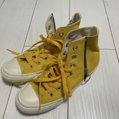 イエロー ハイカットスニーカー ALL STAR