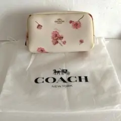 G☆！プロフ必読！様☆ COACH フラワープリント ポーチ 2点セット 