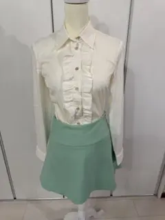 Red Valentino レッドヴァレンティノ アンサンブル シャツ スカート