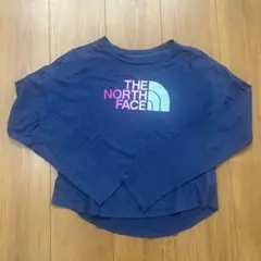 THE NORTH FACE 長袖カットソー 150ネイビー　キッズ　L