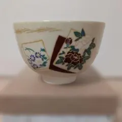 栄山　色紙　抹茶碗