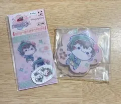 忍たま乱太郎 フリューくじ 桜もちぴこ カード&ステッカー アクスタ 善法寺伊作