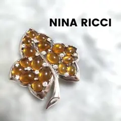 NINA RICCI リーフモチーフ ブローチのサムネイル
