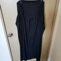 ベアトップワンピース 黒 秋冬に最適