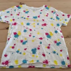 IGNIO カラフルスプラッタープリント Tシャツ 150のサムネイル