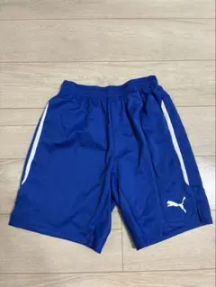 PUMA ハーフパンツ ブルー Lサイズ　プーマ　ゲームパンツのサムネイル