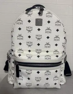 2025年最新】MCM白リュックサックの人気アイテム - メルカリ