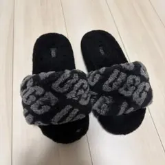 UGG ファーサンダル・コゼッタ ロゴグラフ 24cm