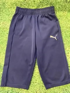 プーマ ハーフ（六分丈）パンツ ネイビー　140cm
