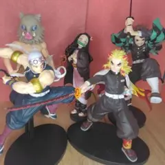 鬼滅の刃 　　アクション　フィギュア　 5体セット（大型）