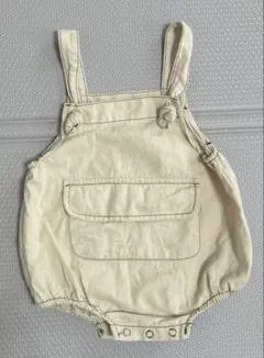 BEBE HOLIC クリーム色オーバーオール M 韓国服 ベビー服