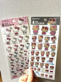 ハローキティ 4サイズシールセット　ギャルキティ